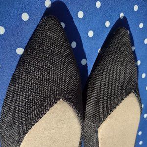 Rothy's Point Flats Black 10.5